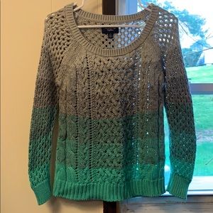 American eagle crochet sweater top